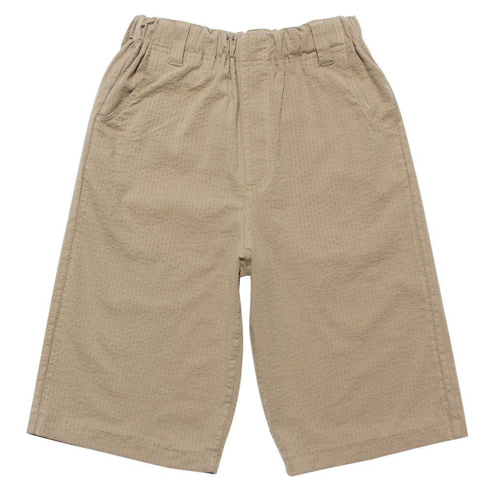 Shea soccer half pants Beige front