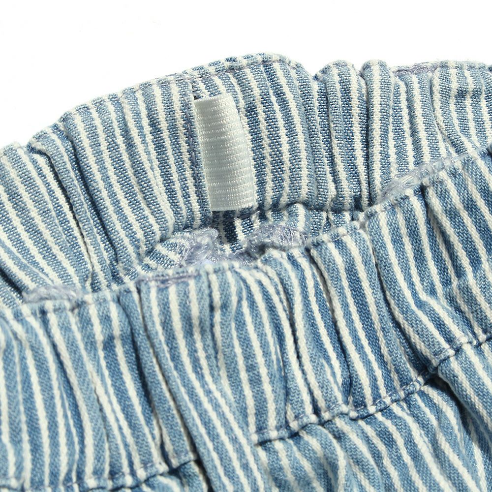 100 % cotton striped pattern Hickory pants Blue Design point 2