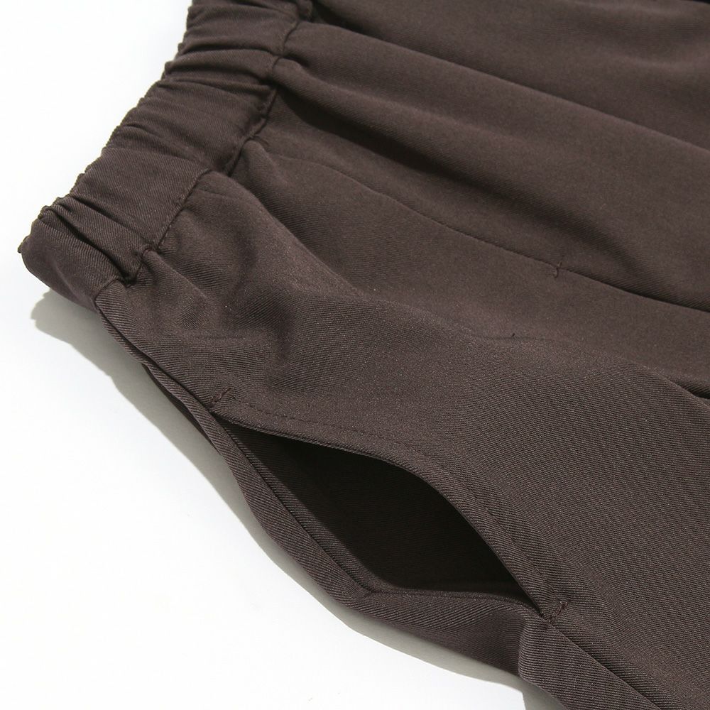 West rubber pleated tack skirt Brown Design point 1