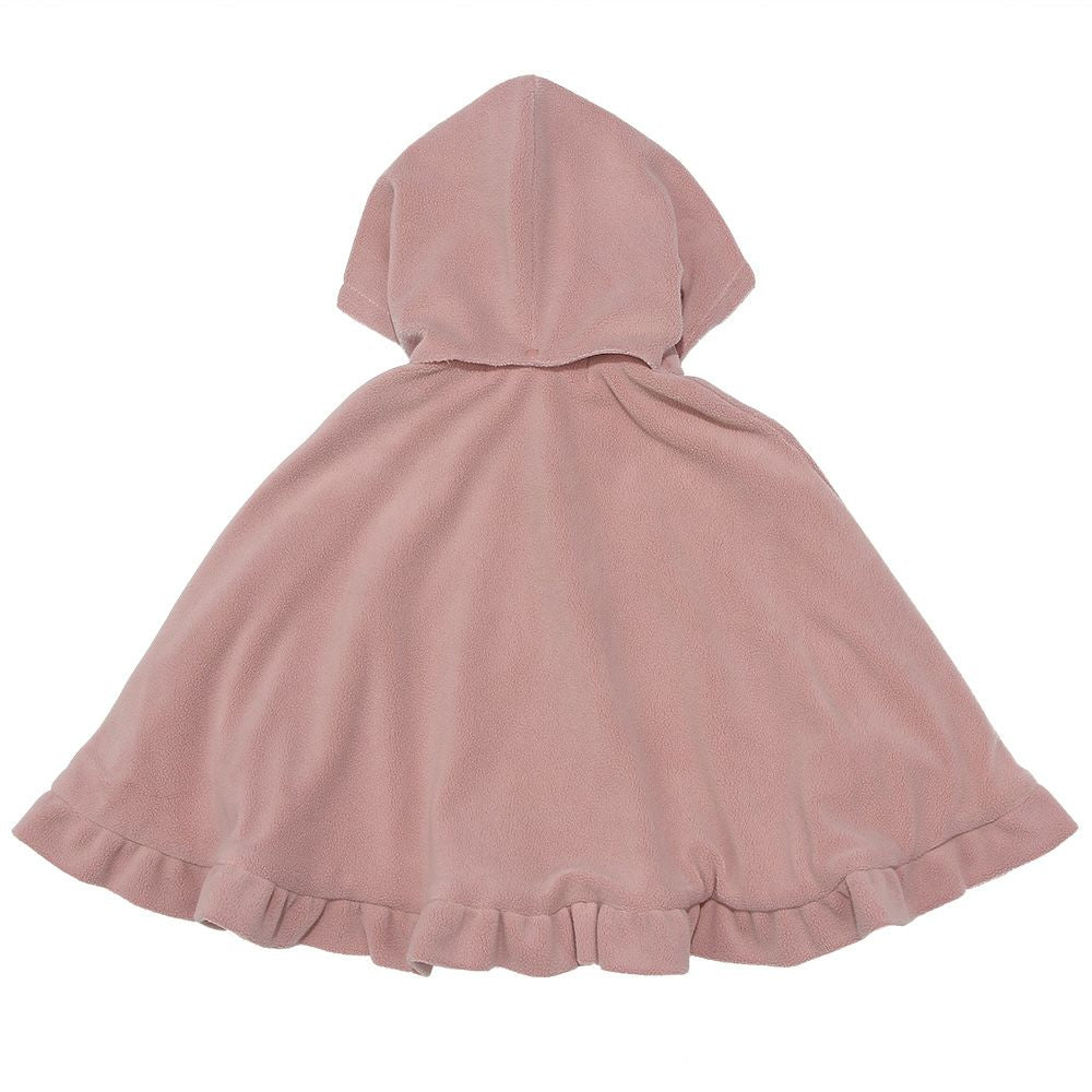 There was a microfrease ribbon hood removable cape Pink back