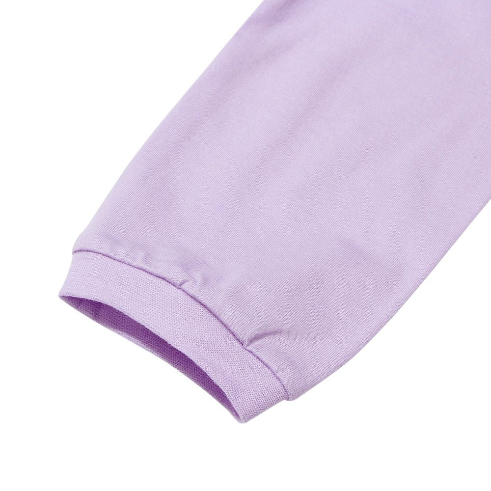 100 % cotton perfume ballet motif print long sleeve T -shirt 2023ss2 Purple Design point 2