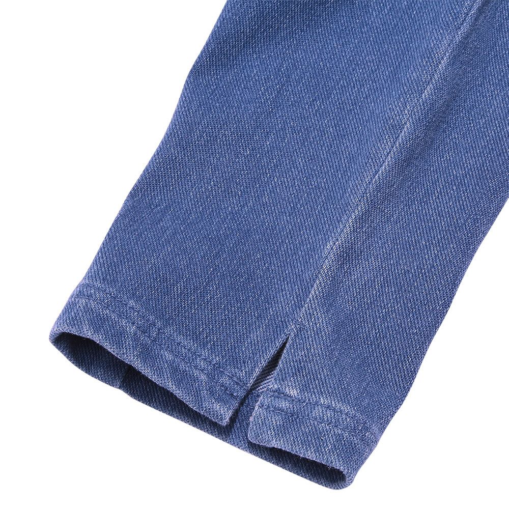 Stretch denim three-quarter length pants 2023ss2 Blue Design point 1