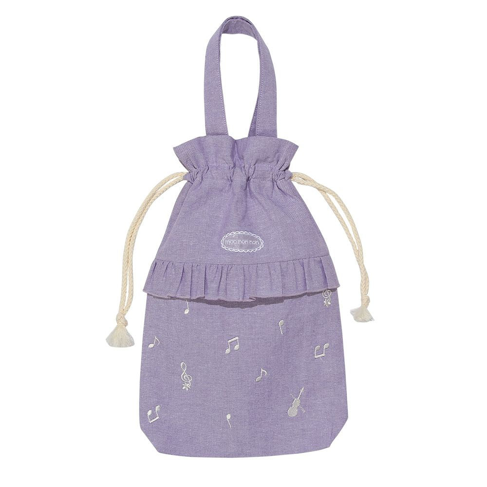 Dungary logo notebook musical instrument drawstring type shoes bag 2023ss2 Purple front