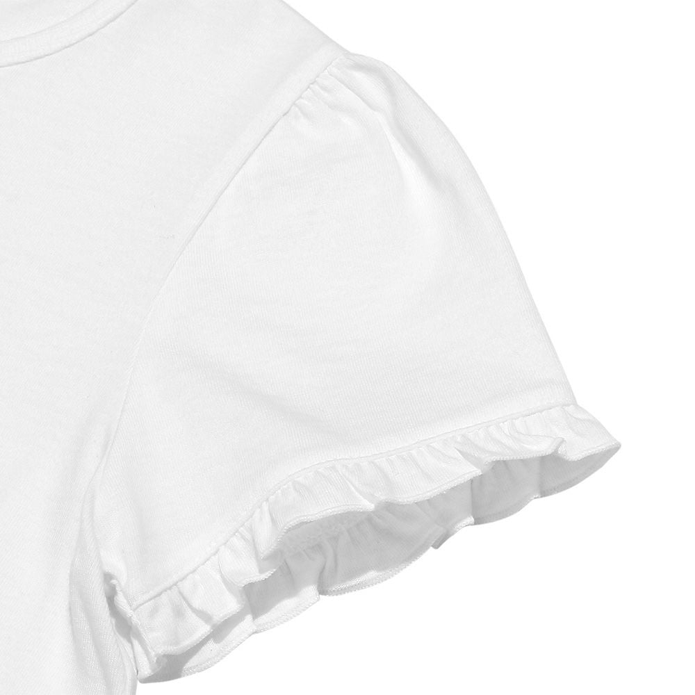100 % cotton unicorn print ribbon T -shirt 2023ss2 Off White Design point 2