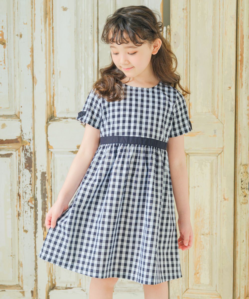 Ribbon & Gingham Check One Piece 2023ss2  MainImage