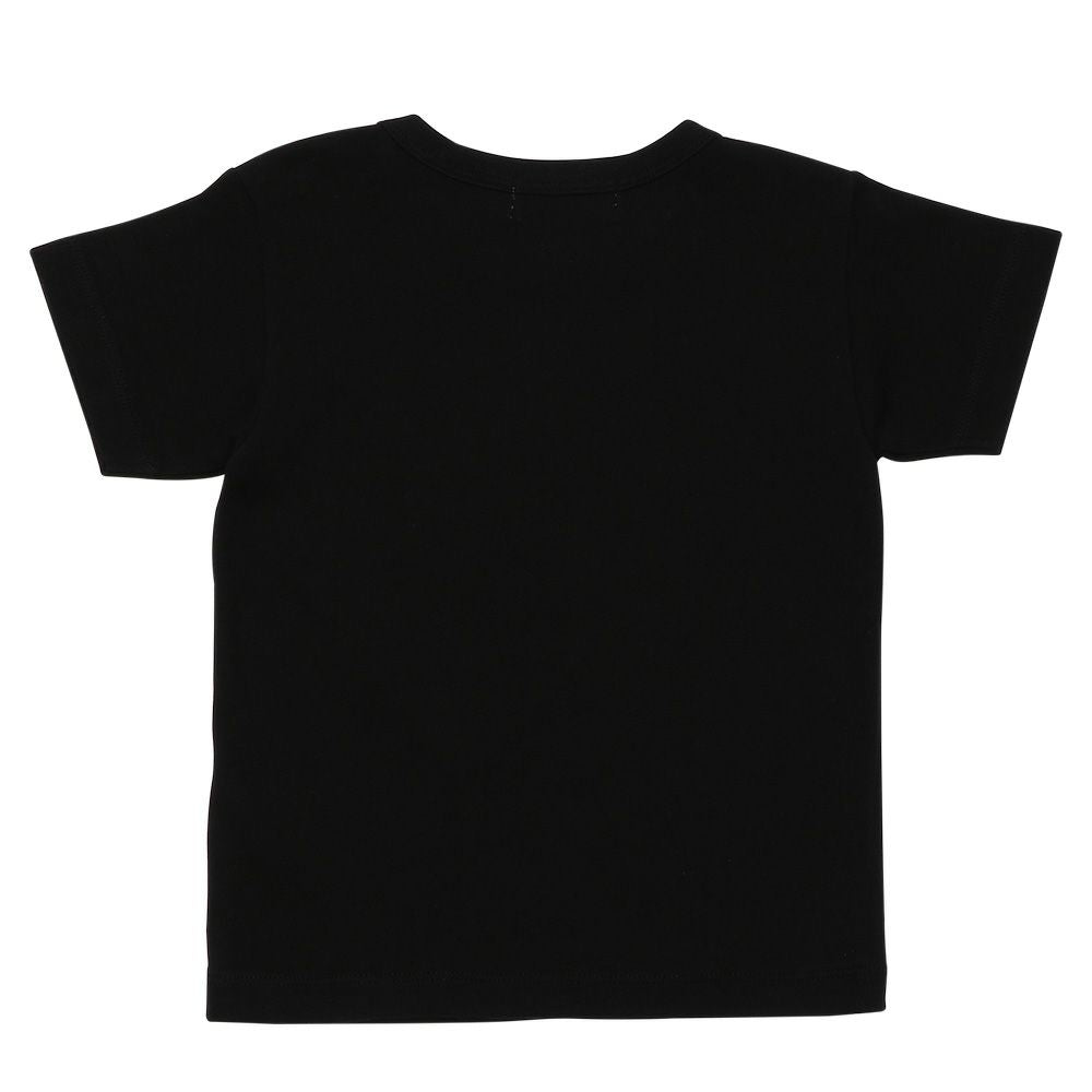 Baby cotton 100 % Kuma Drum Band Print T -shirt Black back