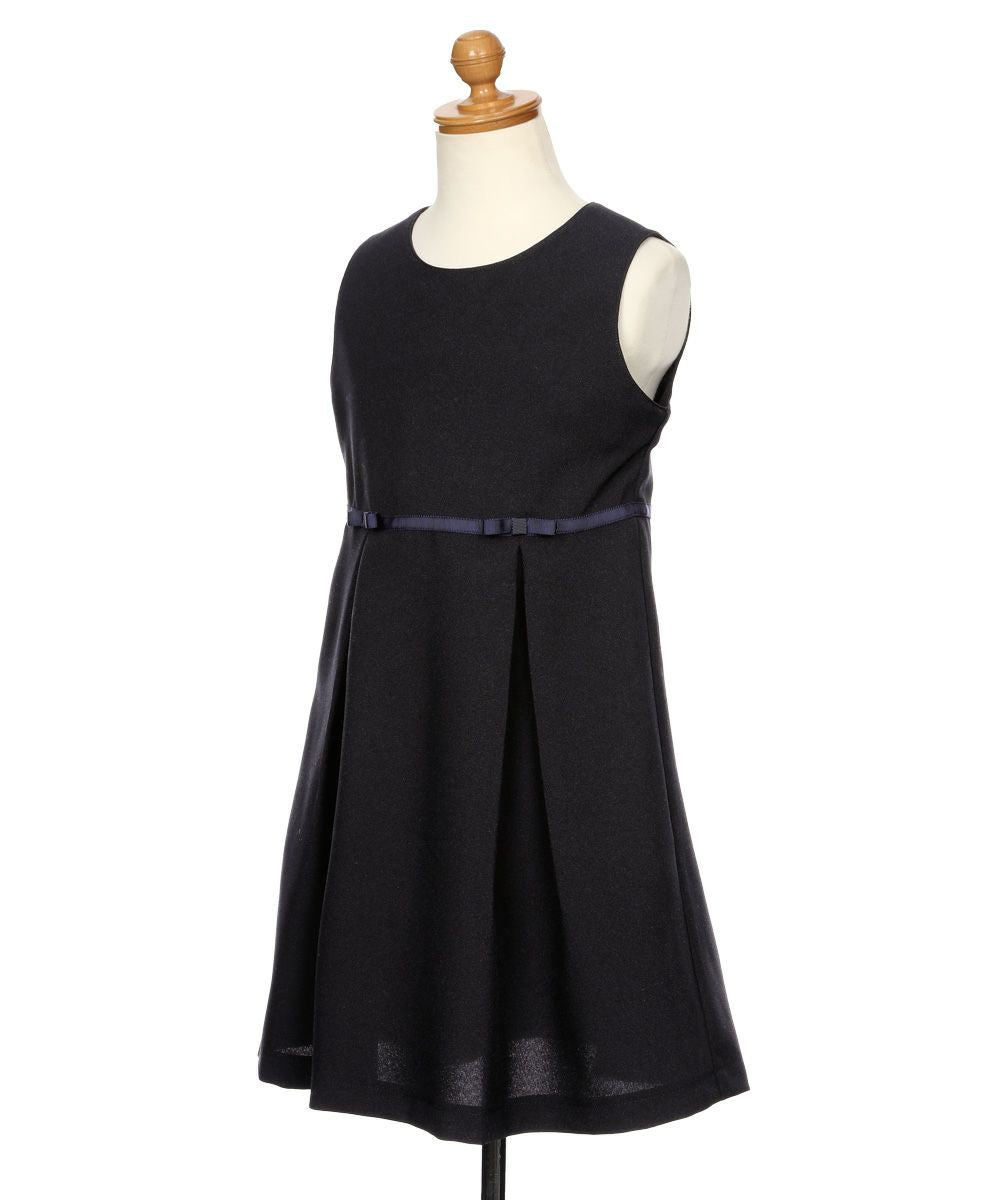 Dress with ribbon made in Japan Navy torso