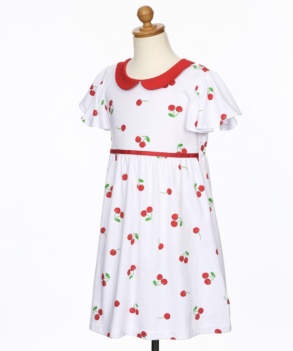 Cherry with collar dress Off White torso