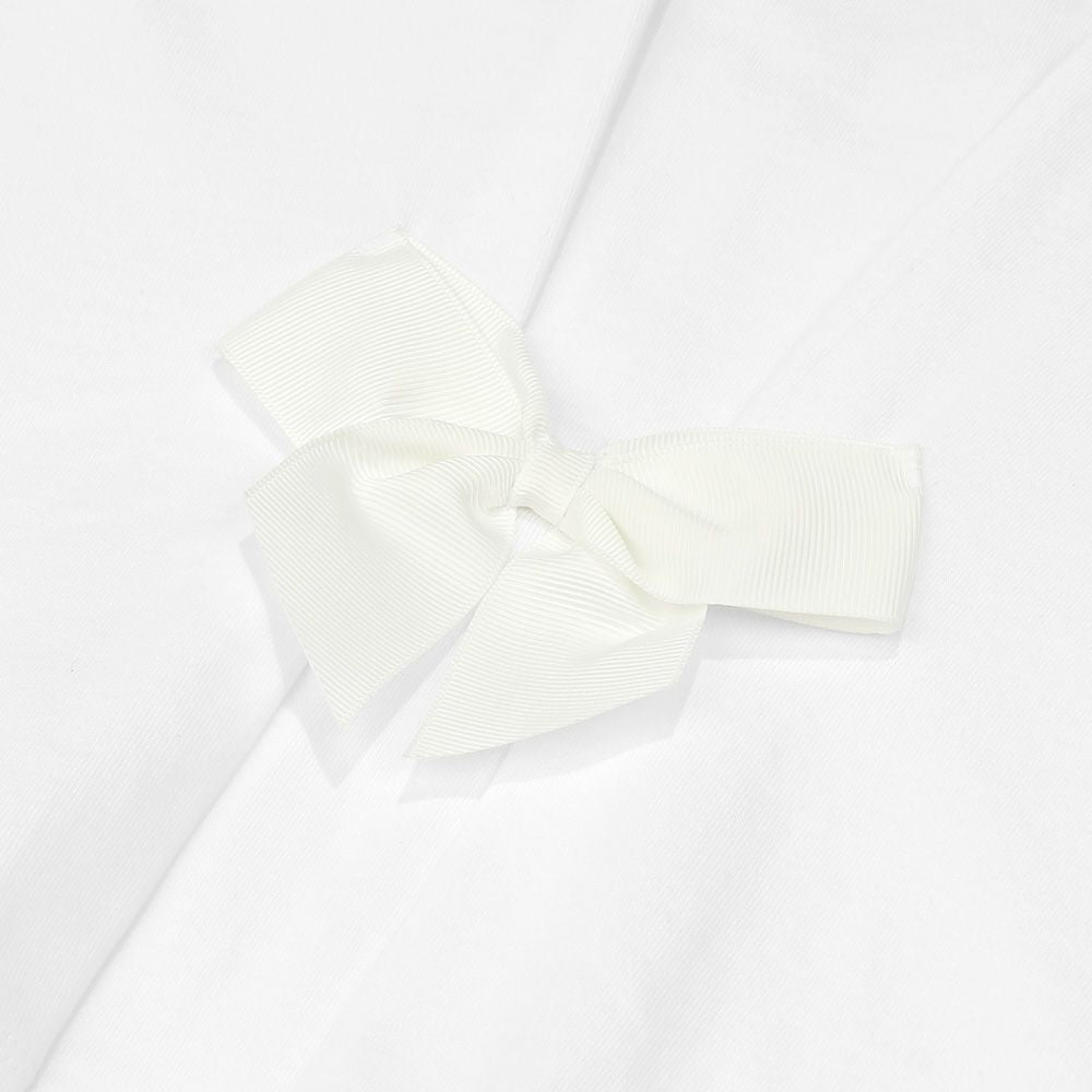 綿100％ ハート 花柄 Tシャツ Off White Design point 2